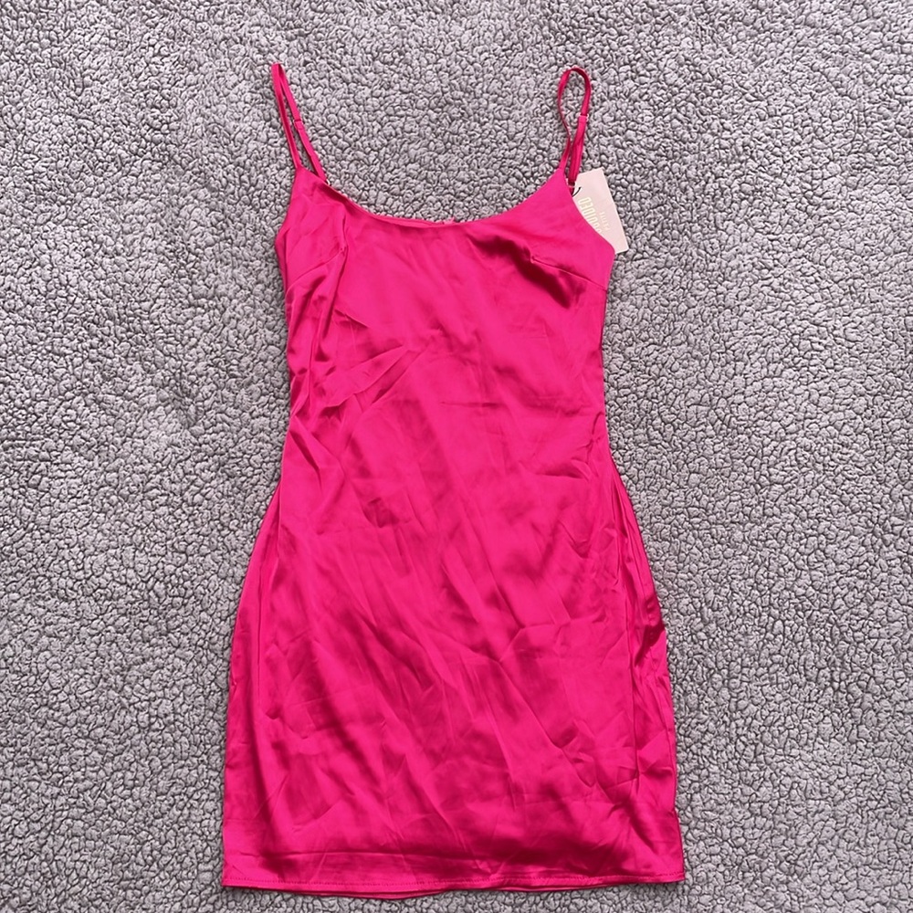 ~2019-2020 NWT PETITE Missguided Satin Slip Dress - Picture 6 of 13